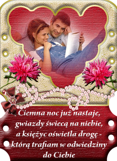 Ciemna noc już nastaje, gwiazdy świecą na niebie